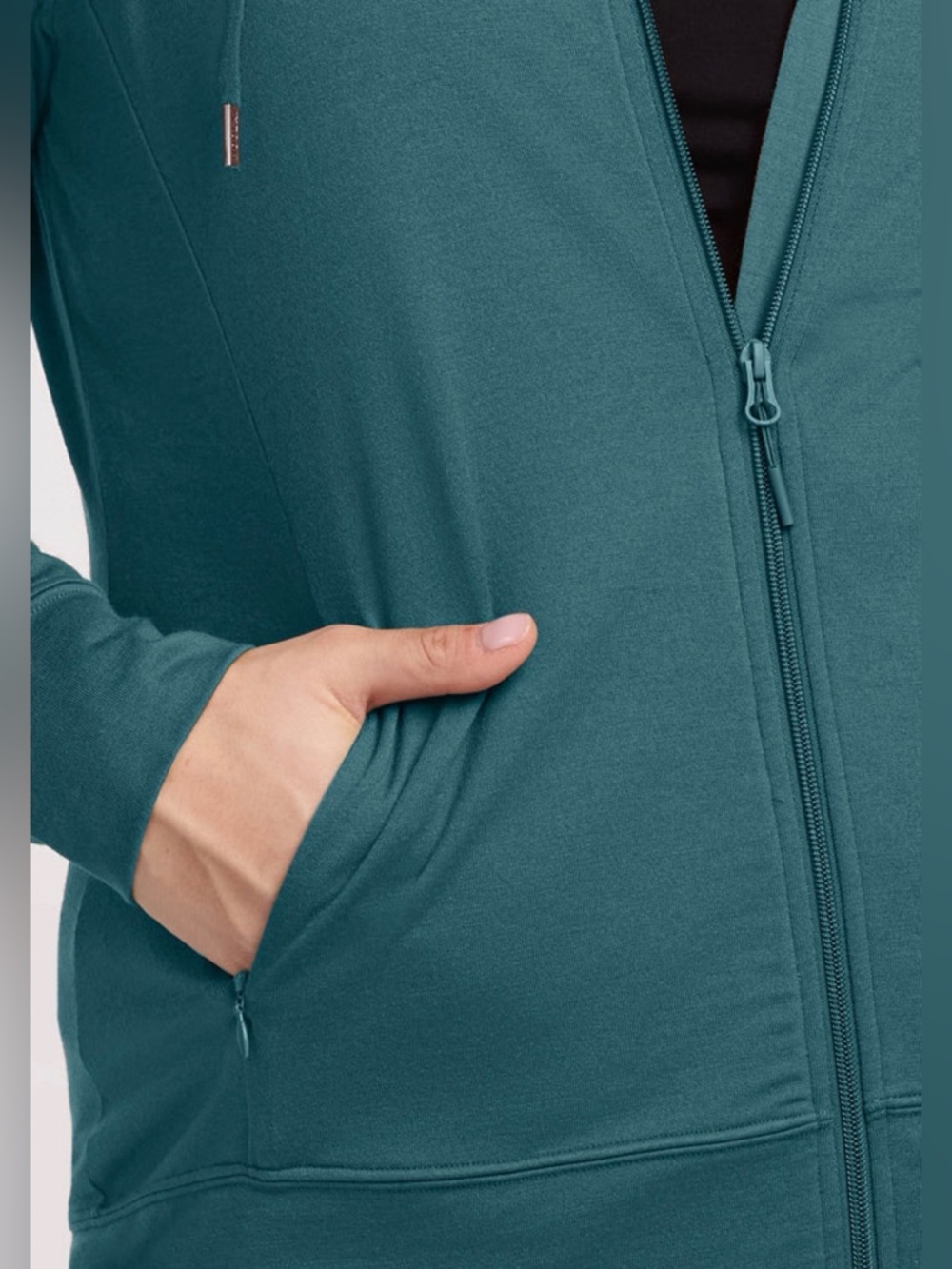 Woolx Ryann Merino Wool-Blend Travel Hoodie NWT - Picture 12 of 16